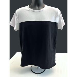 XRAY JEANS Black & White Shirt Size Large